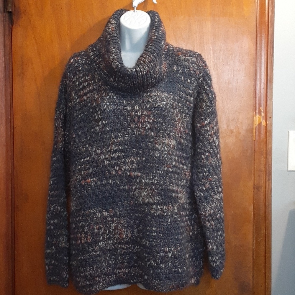 Elgamanda Women's Wool Blend Acrylic Turtleneck Sweater